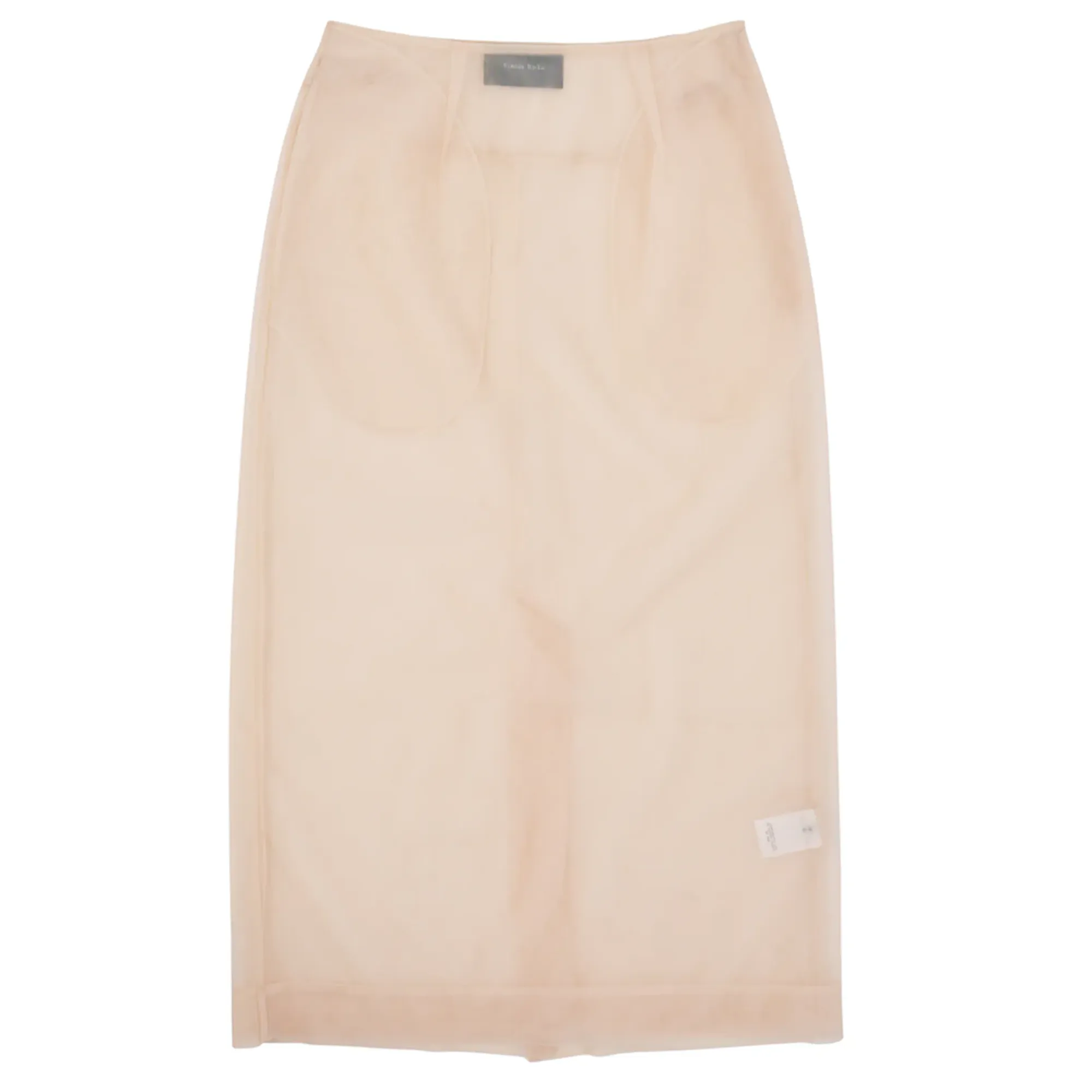 Sheer Midi Pencil Skirt