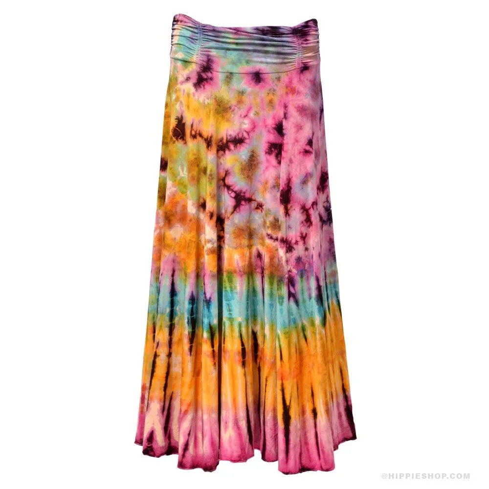 Starlight Tie Dye Maxi Skirt