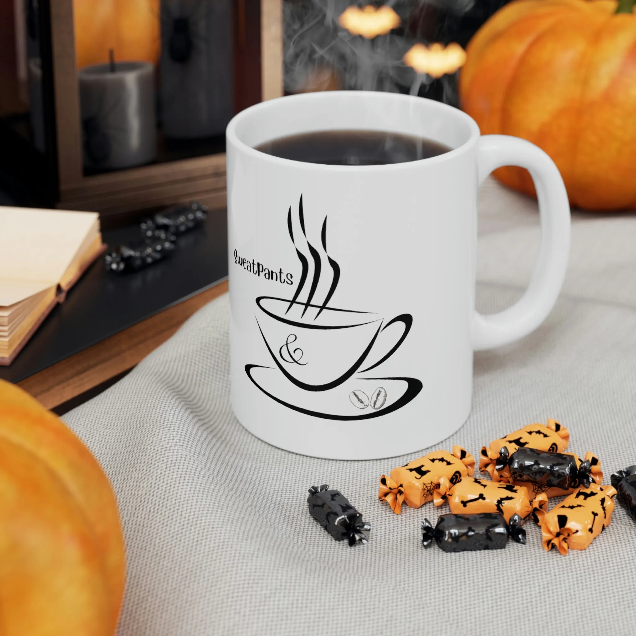 sweatpants and coffee Ceramic Mug 11oz