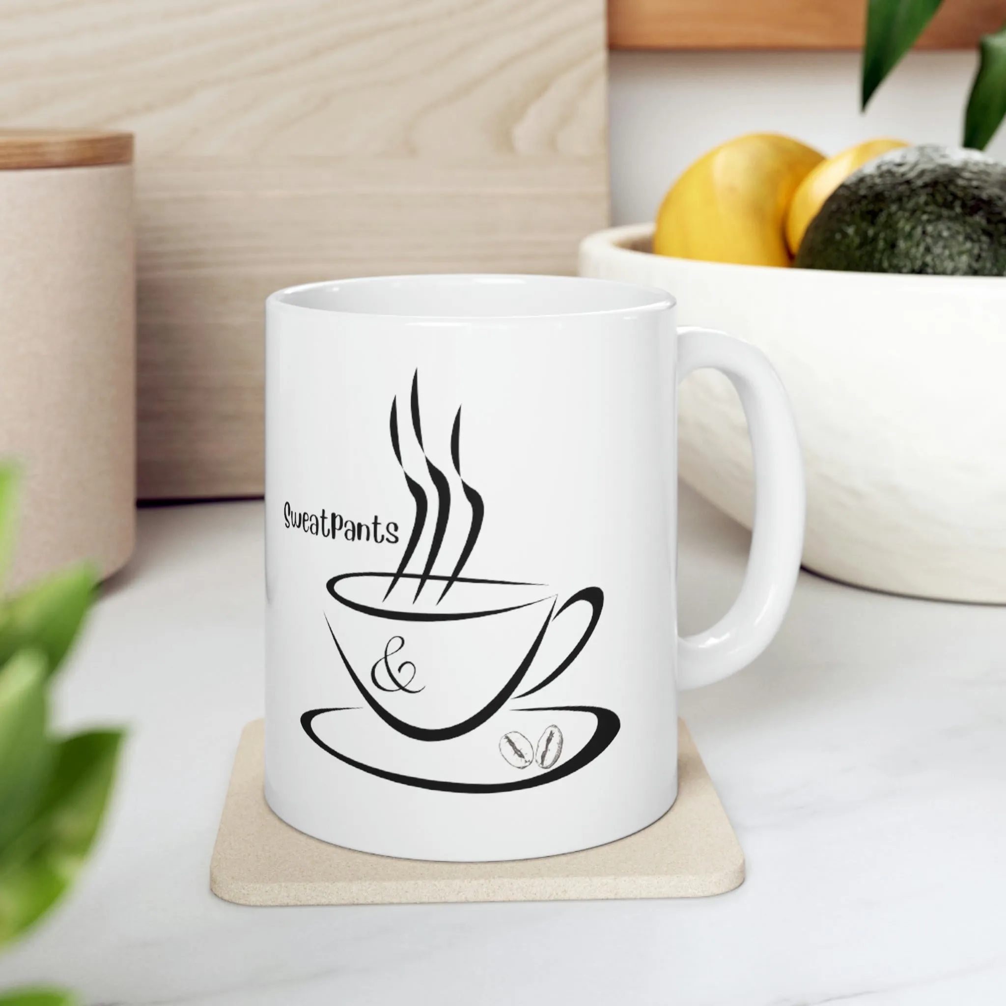 sweatpants and coffee Ceramic Mug 11oz