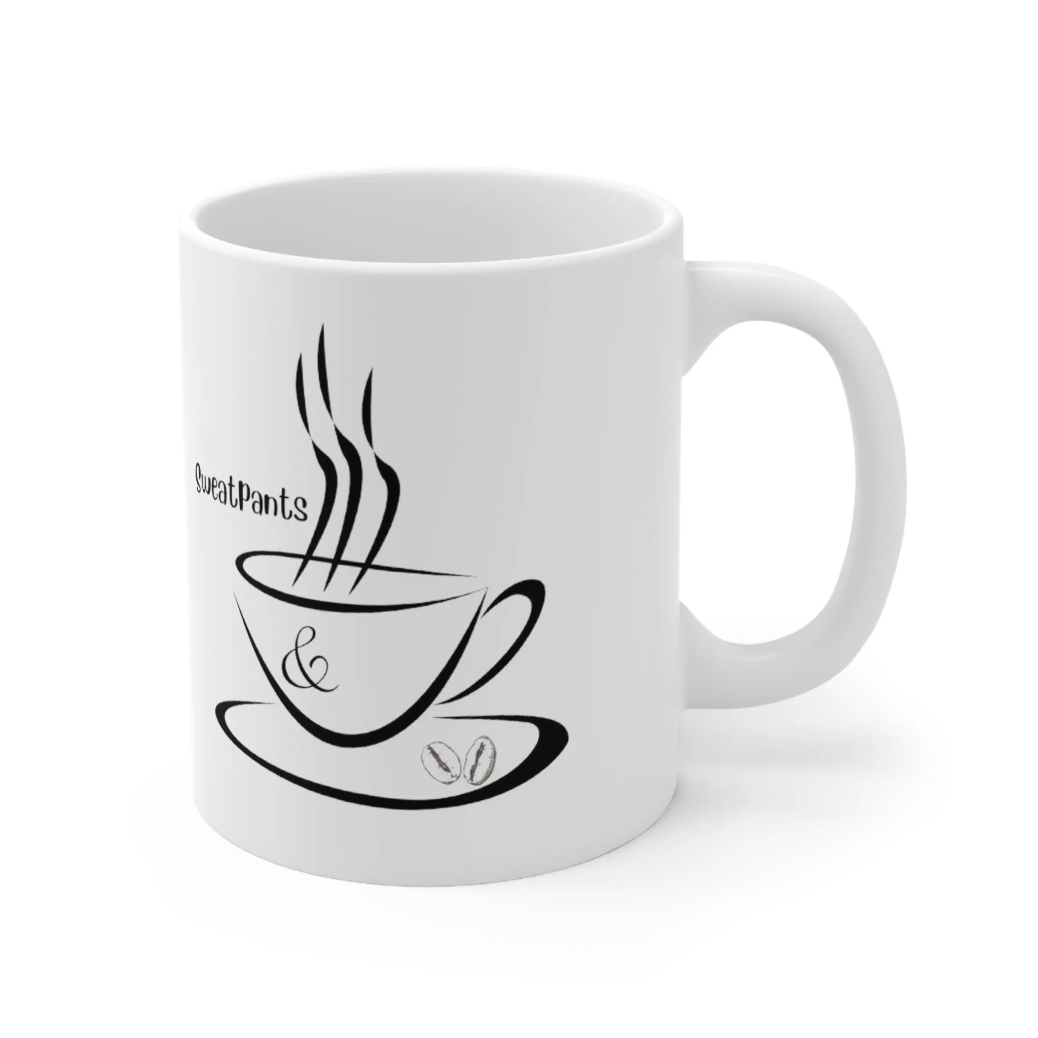 sweatpants and coffee Ceramic Mug 11oz