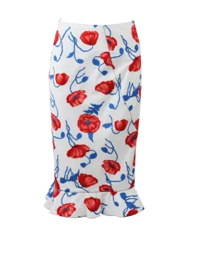 Tossed Poppies Skirt