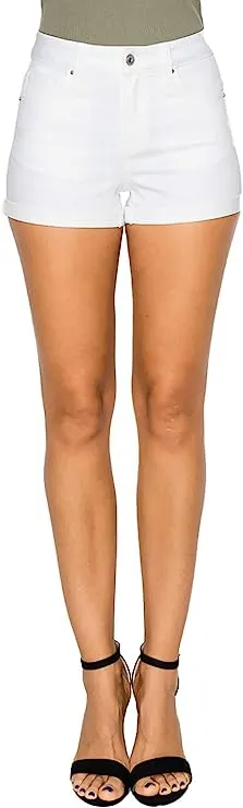Wax Jean Butt I Love You Repreve High Waisted Sustainable Denim Shorts