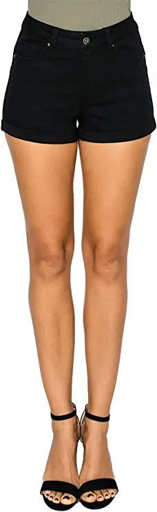 Wax Jean Butt I Love You Repreve High Waisted Sustainable Denim Shorts