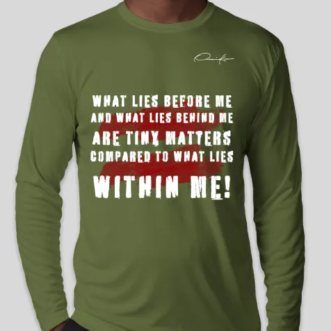 What Lies Within Motivational Long Sleeve T-Shirt