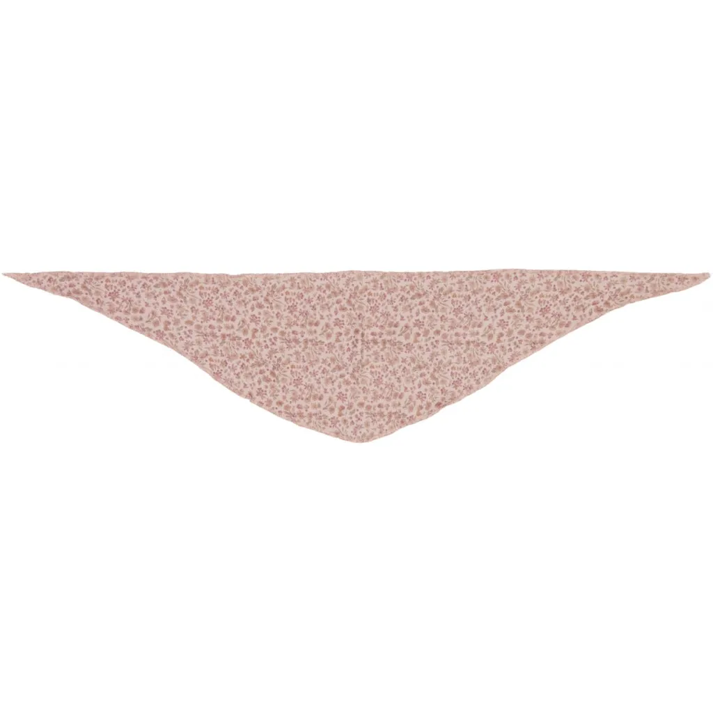Wool Scarf & Cap Billie - powder flowers